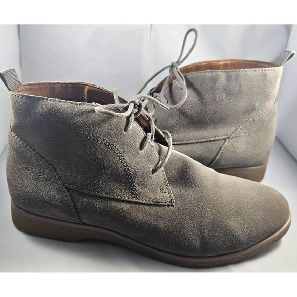 Franco Sarto Womens Taupe Suede Ankle Boots Size 10 M - Picture 10 of 14